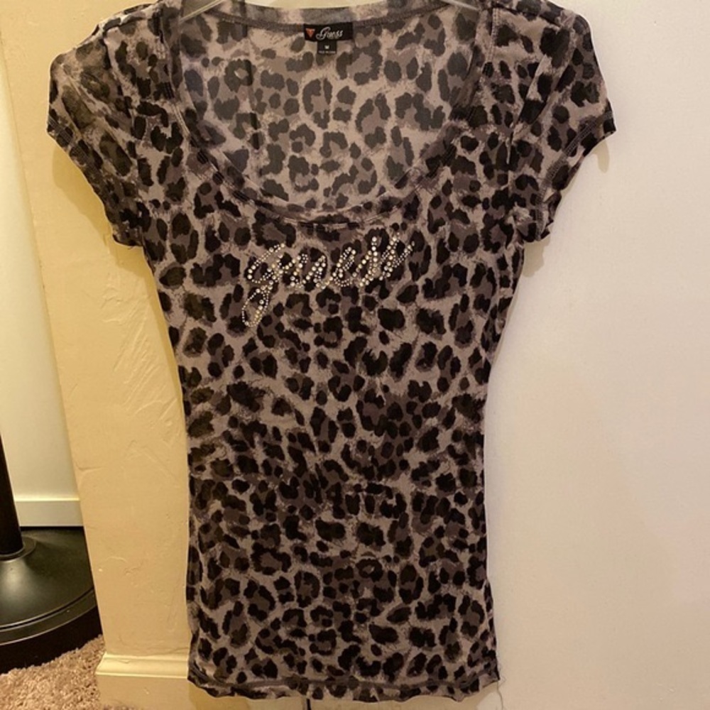 Guess Animal Print Tshirt